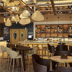 Interior de la vermutería