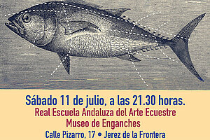 Cartel del ronqueo que se celebrará el próximo sábado en el Museo de Enganches