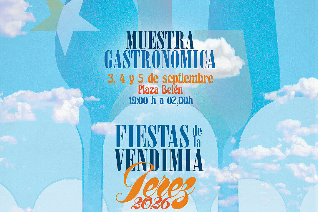 Cartel de la Muestra Gastronómica que comienza el viernes